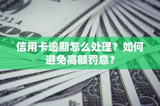 武汉信用卡逾期怎么处理？如何避免高额罚息？