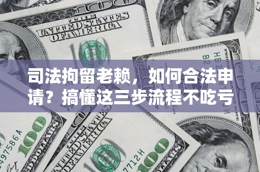 武汉司法拘留老赖，如何合法申请？搞懂这三步流程不吃亏！