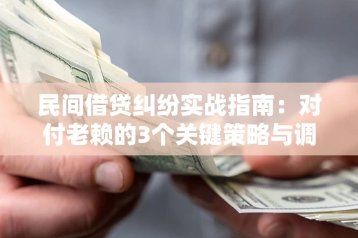 武汉民间借贷纠纷实战指南：对付老赖的3个关键策略与调解盲区解析