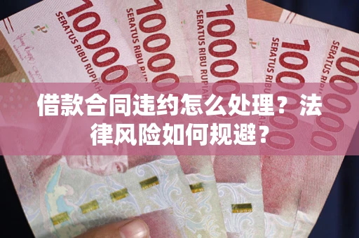 武汉借款合同违约怎么处理？法律风险如何规避？