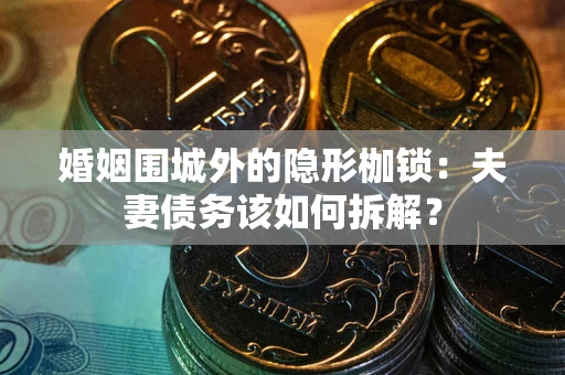 武汉婚姻围城外的隐形枷锁：夫妻债务该如何拆解？