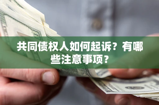 武汉共同债权人如何起诉？有哪些注意事项？
