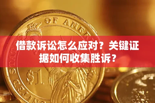 武汉借款诉讼怎么应对？关键证据如何收集胜诉？