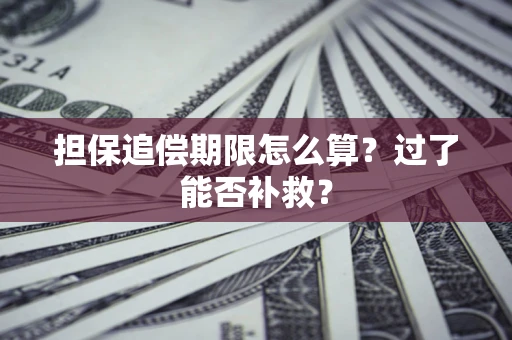 武汉担保追偿期限怎么算？过了能否补救？