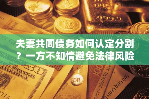 武汉夫妻共同债务如何认定分割？一方不知情避免法律风险必看！